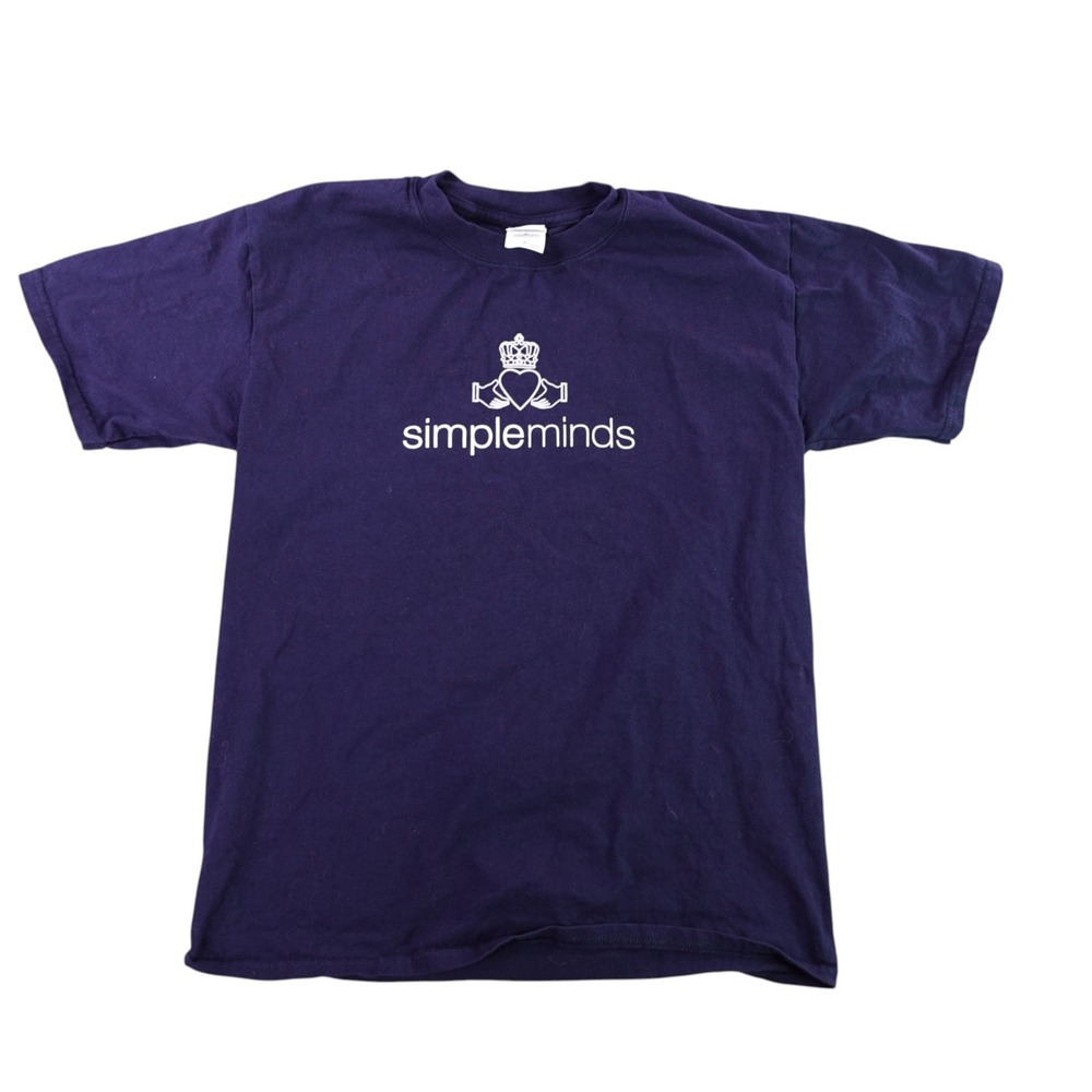 Gildan Simple Minds T-Shirt Mens M Purple 2002 North American Tour Graphic Tee
